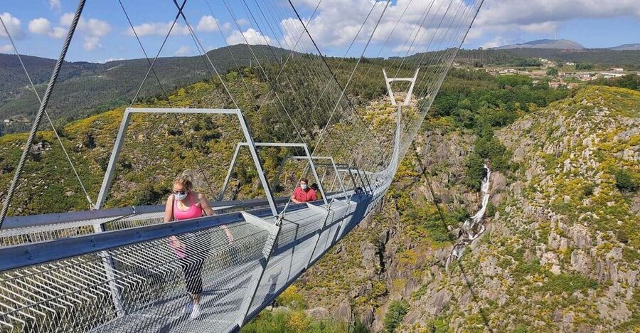 Porto: Paiva Walkways and Suspension Bridge Hike with Lunch - Crossing the 516 Arouca bridge