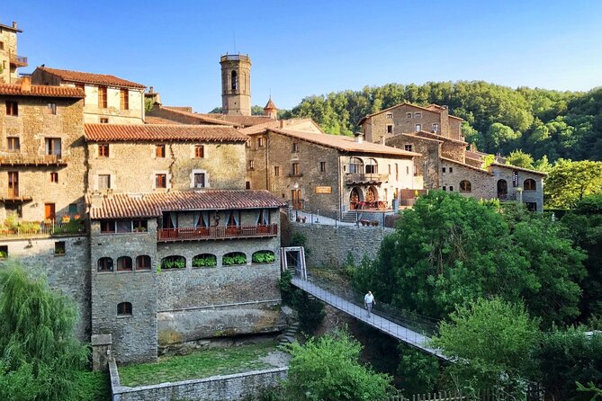 Private Pre-Pyrenees Medieval Village Hike from Barcelona - Arriving in Rupit, a stone village with character