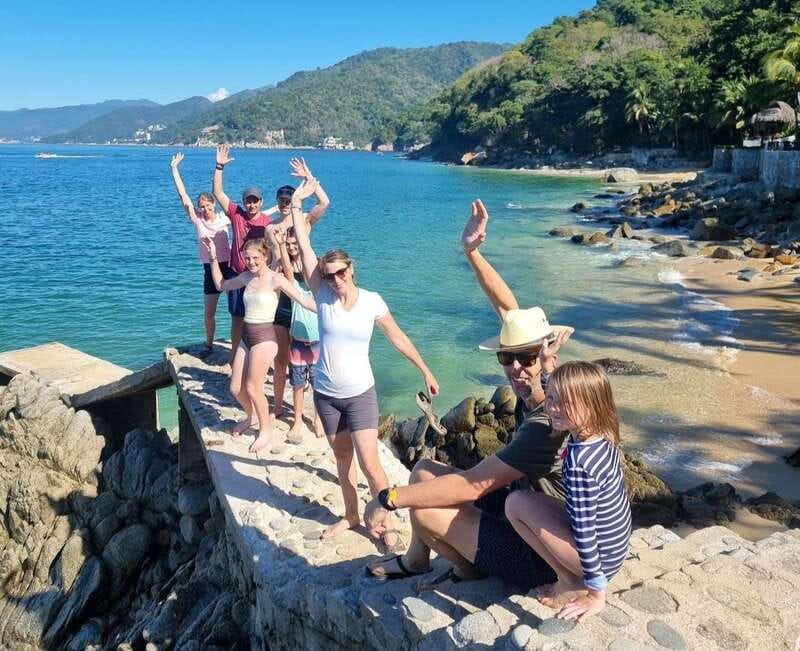 Puerto Vallarta: Full Day Hike to 6 Hidden Beaches & Snorkel - Playa Las Ánimas and the seafood finish