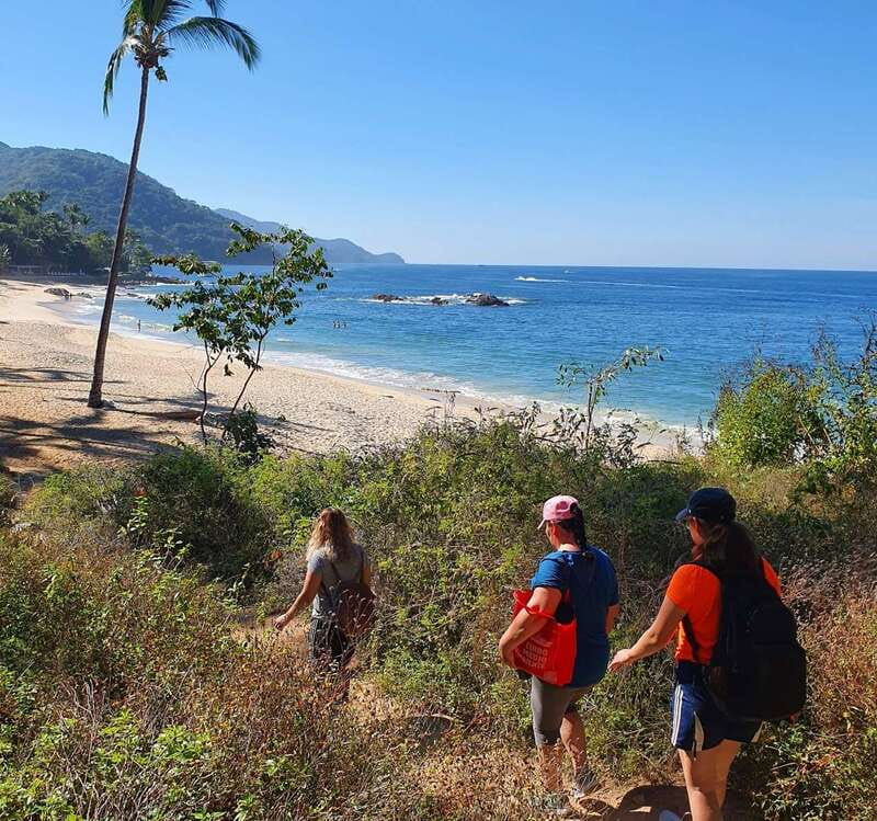 Puerto Vallarta: Full Day Hike to 6 Hidden Beaches & Snorkel - The water taxi gives you a new view