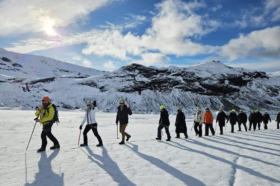 Reykjavik: Glacier Hike, Waterfalls and Black Sand Beach - Skógafoss brings the big waterfall moment