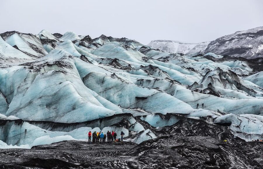 Reykjavík: Sólheimajökull Glacier Hike & Ice Climbing Intro - Getting fitted for crampons and glacier gear