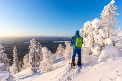Hiking and Snowshoeing Adventure in Lapland