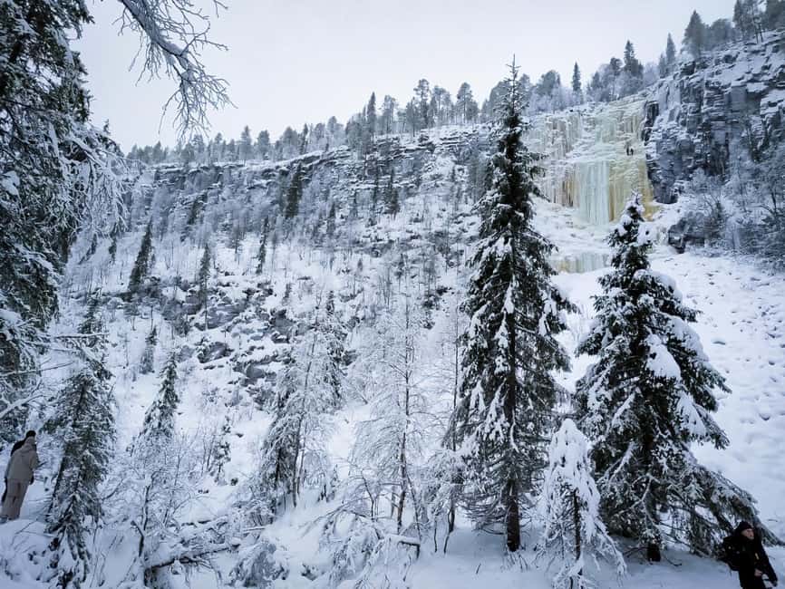 Rovaniemi: Korouoma Canyon Frozen Waterfalls Hike & BBQ - Frozen waterfalls and the best photo moments