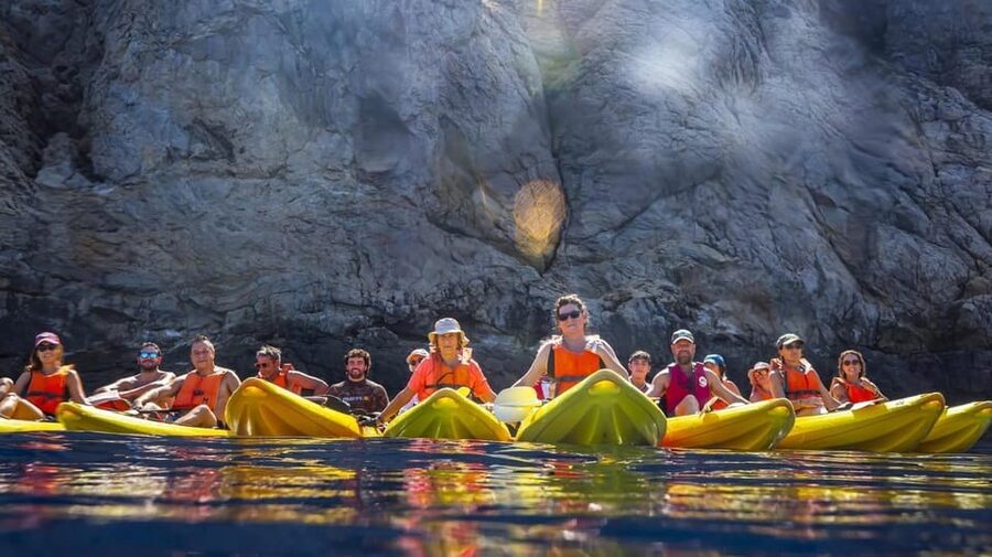 Sant Elm: Guided kayak tour to the Island Dragonera & Hiking - Walking to Far de Tramuntana