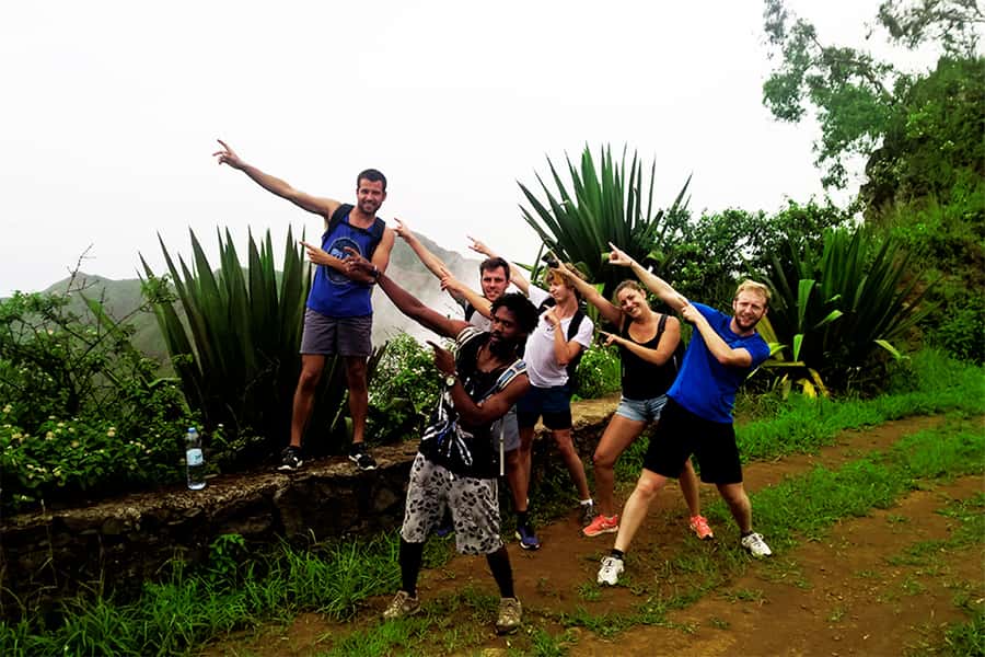 Santiago Island: Serra Malagueta & Tarrafal Beach Trek Tour - The picnic break at mountain altitude