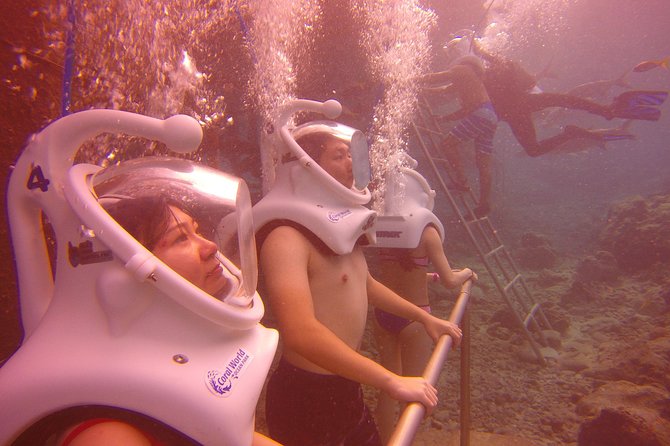 Sea Trek Helmet Dive at Coral World Ocean Park - Why the helmet helps nervous beginners