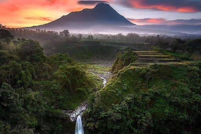 Selogriyo Temple and Trekking Java Rice Terraces, hidden waterfall -Nature Java - The journey from Yogyakarta to Magelang