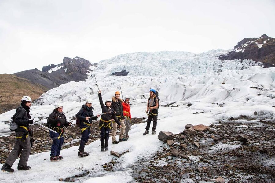 Skaftafell: Small-Group Vatnajökull Glacier Hike (Moderate) - Reaching the Falljökull icefall