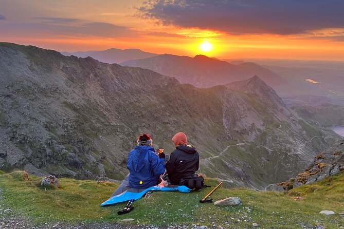 Snowdon Sunrise Hike - Walking toward a Snowdon sunrise