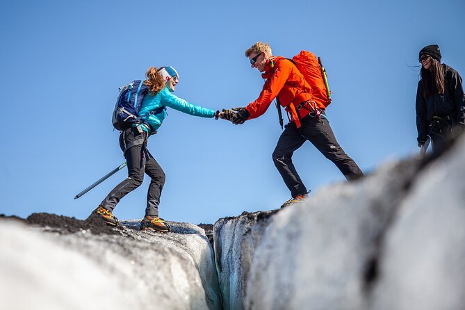 Sólheimajökull Glacier Hike – Adventure in a Small Group - Blue ice, crevasses, and glacial formations