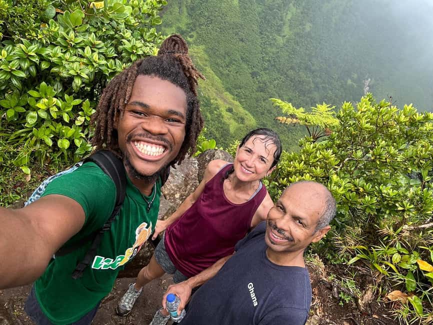 St. Kitts: Volcano Hike to Mt. Liamuiga the Highest Peak - The rainforest route changes from walk to scramble