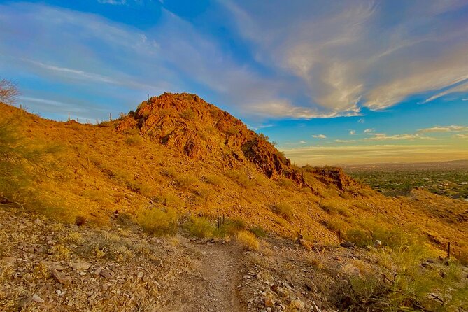 Stunning Sunset or Sunrise Guided Hiking Adventure in Phoenix - The climb to the mountain viewpoint