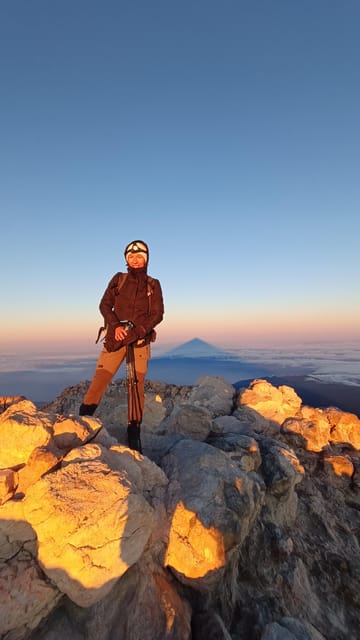 Tenerife: Teide Night Hike to Watch Sunrise and Shadow - Hot tea, extra layers, and small-group care