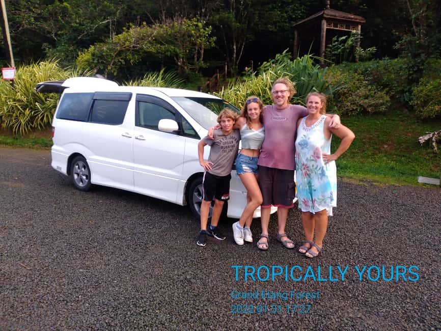 "Tropically Yours" Waterfall Nature Hike. - The drive inland through Grenada’s cultivated farms