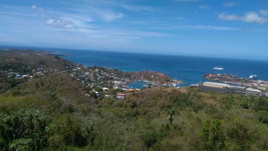 "Tropically Yours" Waterfall Nature Hike. - Grand Etang Lake and the rainforest starting point