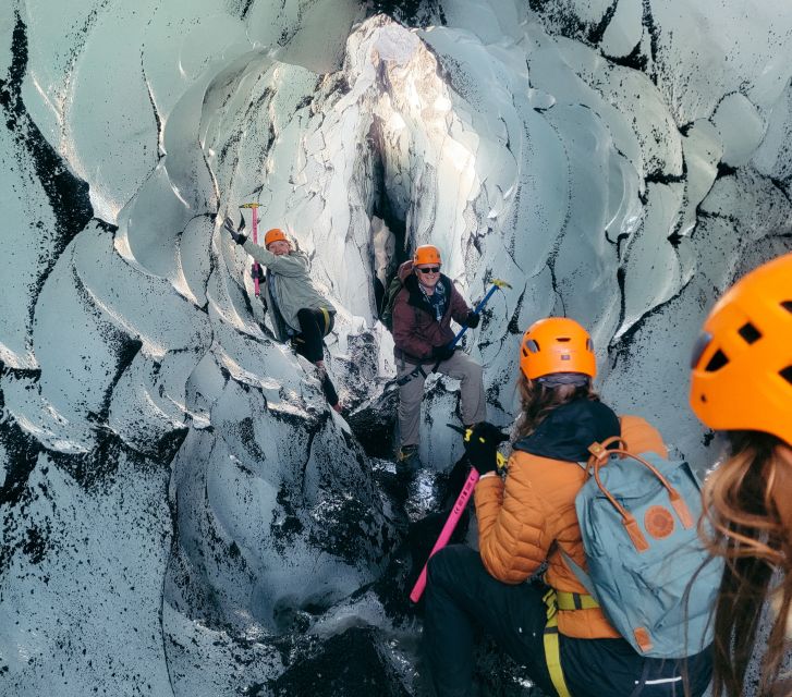 Vik: Guided Glacier Hike on Sólheimajökull - Reading the ice in black, white, and blue