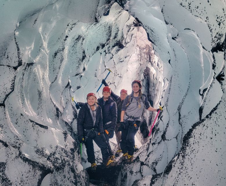Vik: Guided Glacier Hike on Sólheimajökull - Getting fitted with crampons, helmet, and ice ax