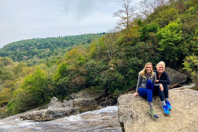 Waterfall Jeep Tour - Backroads and Scenic Views - Looking Glass Falls and the question of crowds